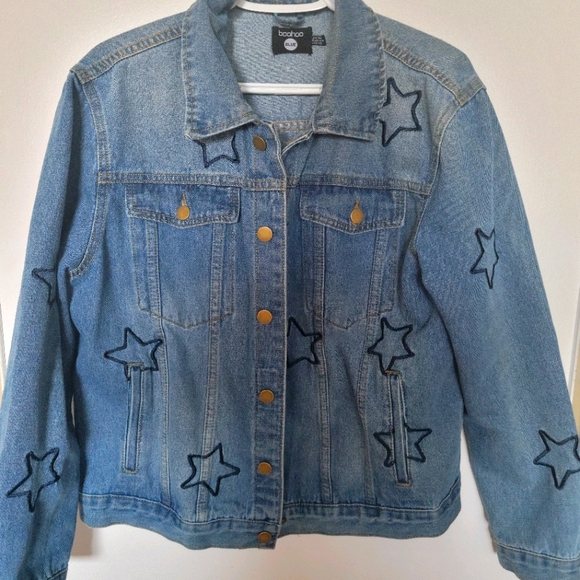 Star Stiched Demin Jacket - Picture 1 of 2